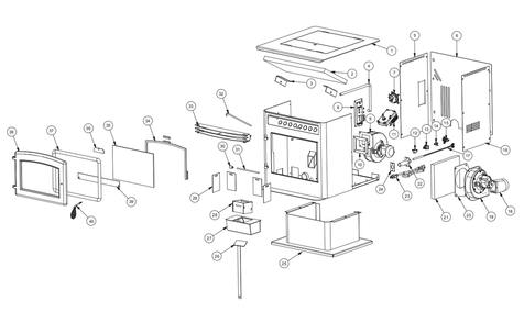 Part Location Diagram of 80607 US Stove Company Ignitor